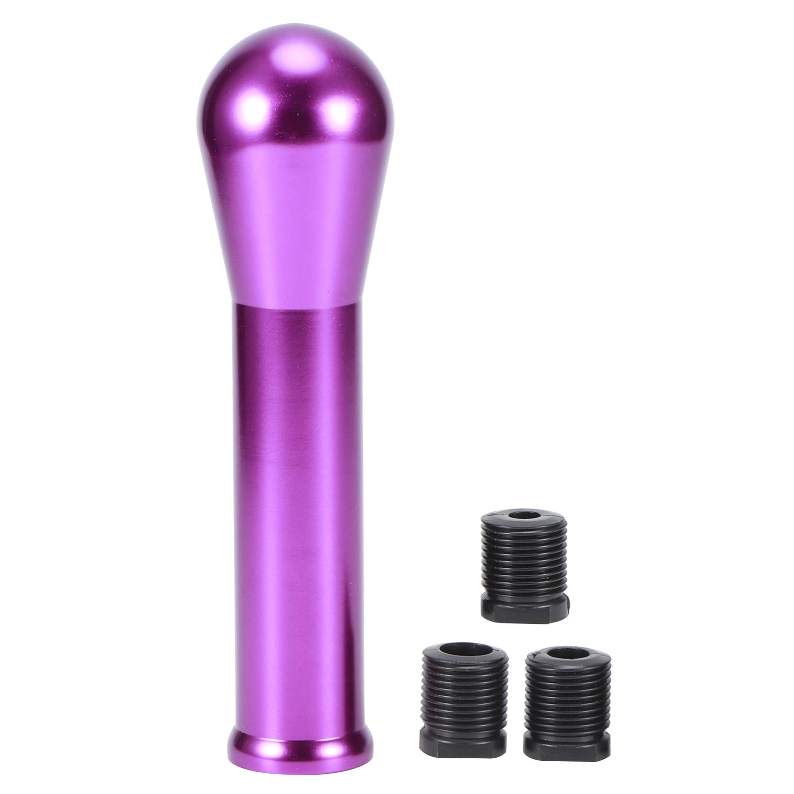 Gear Shift Lever, Manual Smooth Surface Gear Shifter, 15cm/5.9in Convenient Comfortable Grip for Car(A (purple))