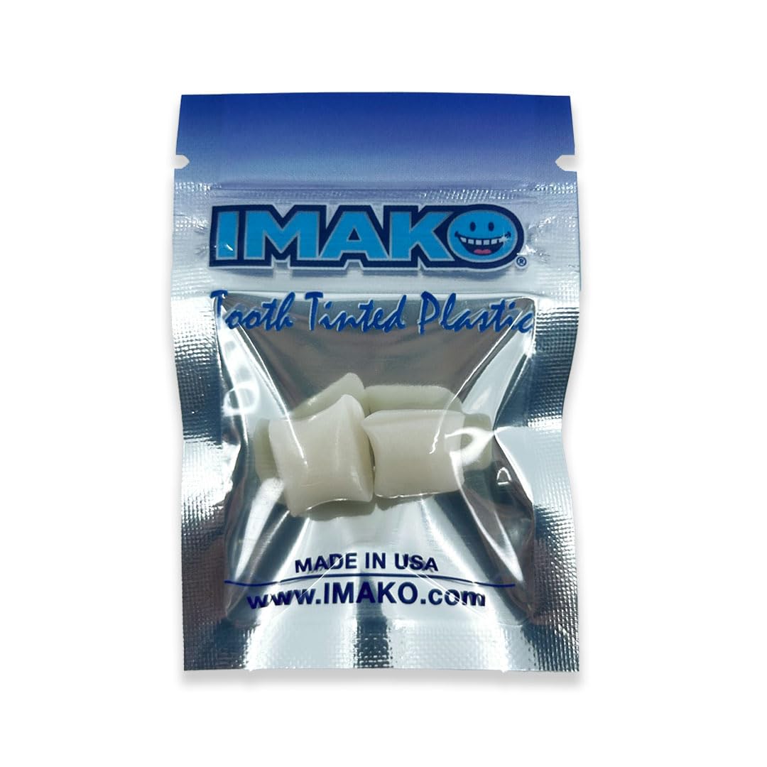 Imako Tooth Tinted Plastic - Natural Color - Temporary Tooth - Made in USA