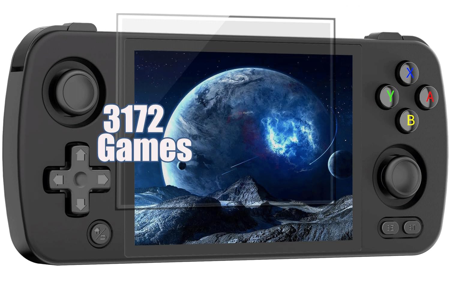 RG405M Handheld Game Android 12 Built-in 128G Pre-Loaded 3172 Games,4-inch IPS Touch Screen Built-in Game Front-end,RG505M Supports Google Play and OTA Wireless Upgrade