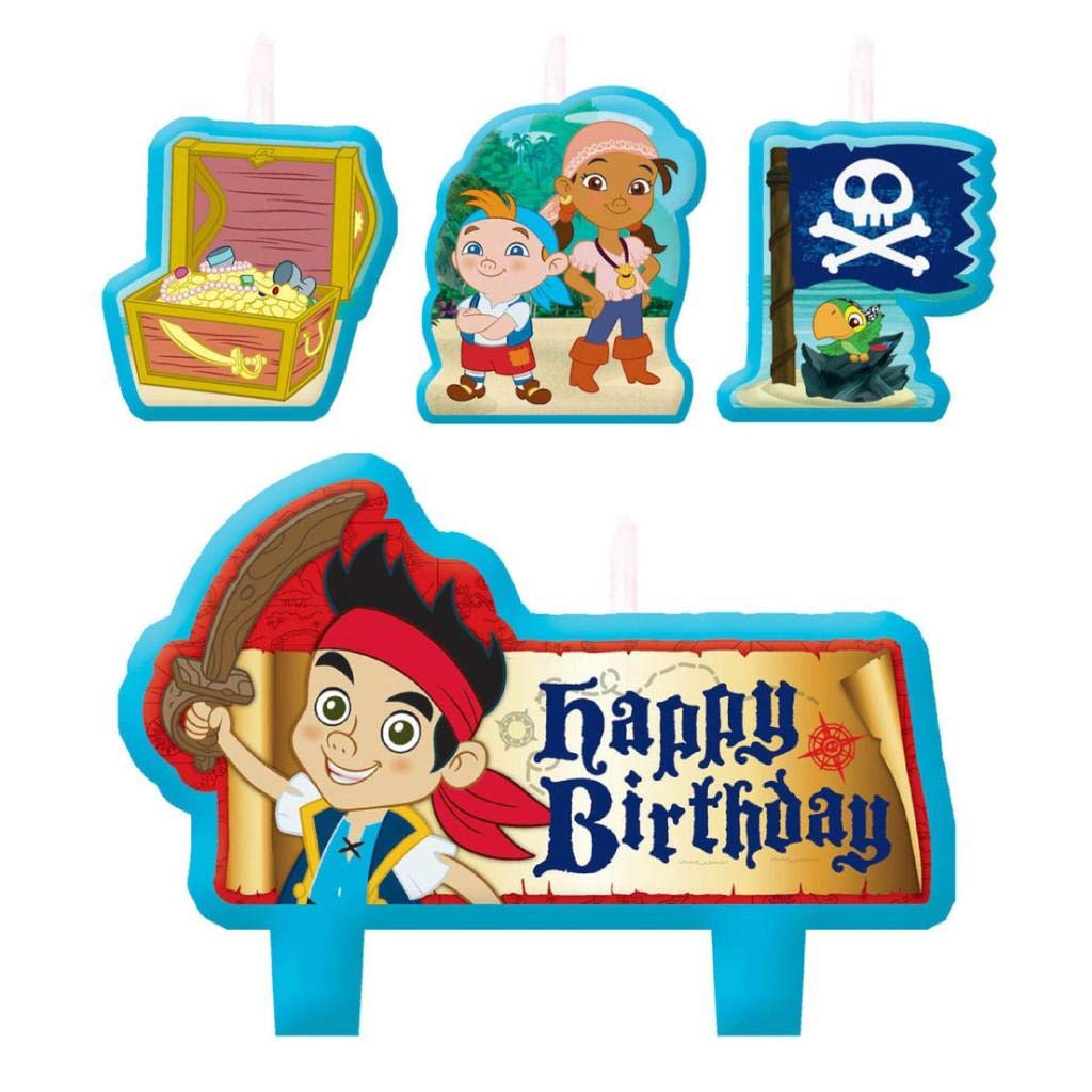 Party Centre Amscan Jake And The Neverland Pirates Candle Set