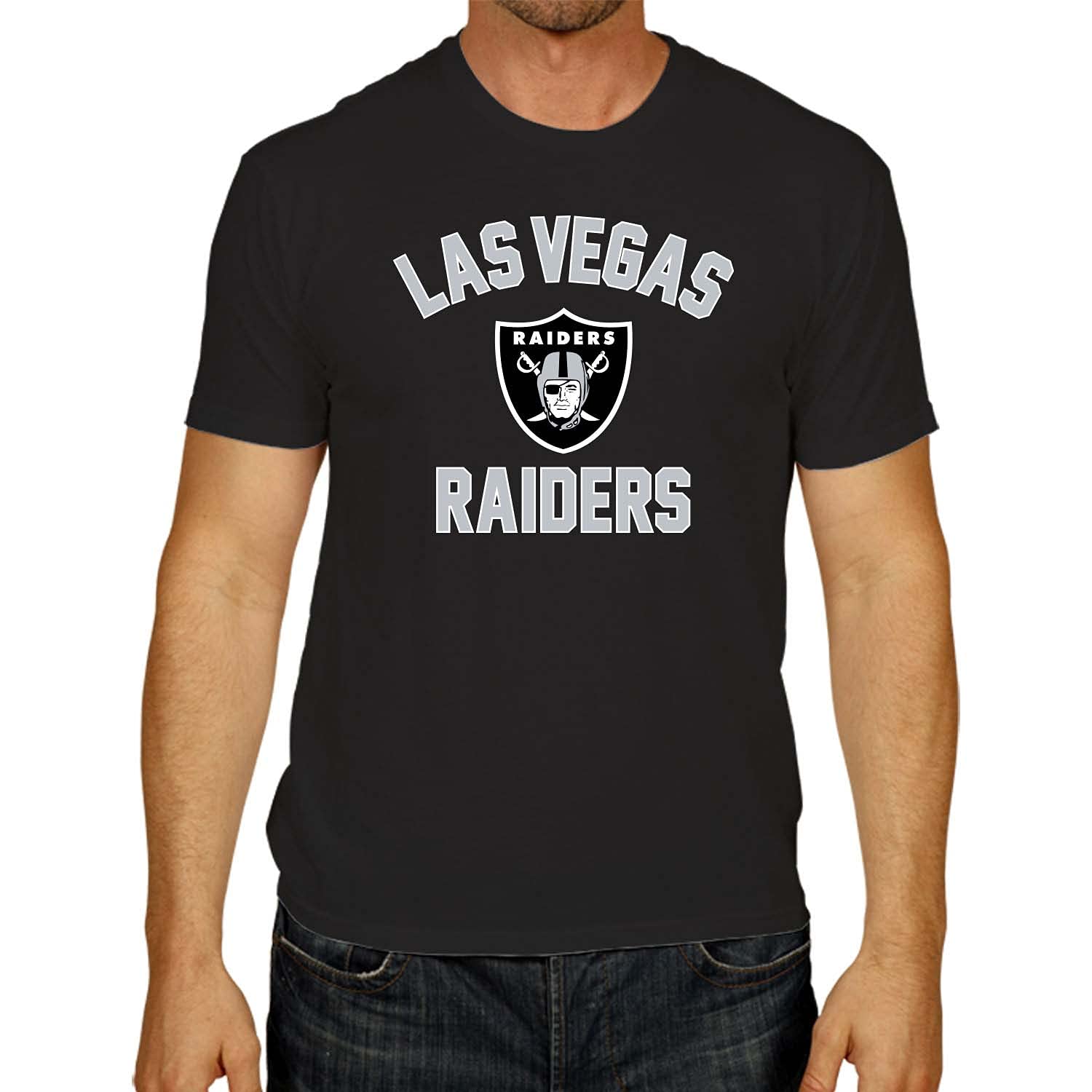 Team Fan ApparelNFL Adult Gameday Tagless T-Shirt - Cotton Blend - Charcoal - Machine Washable - Experience Comfort and