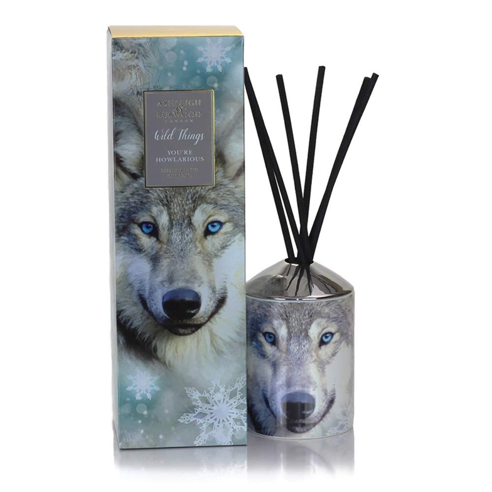 ASHLEIGH & BURWOOD Wild Things Scented Reed Diffuser Boxed Gift Set You're Howlarious