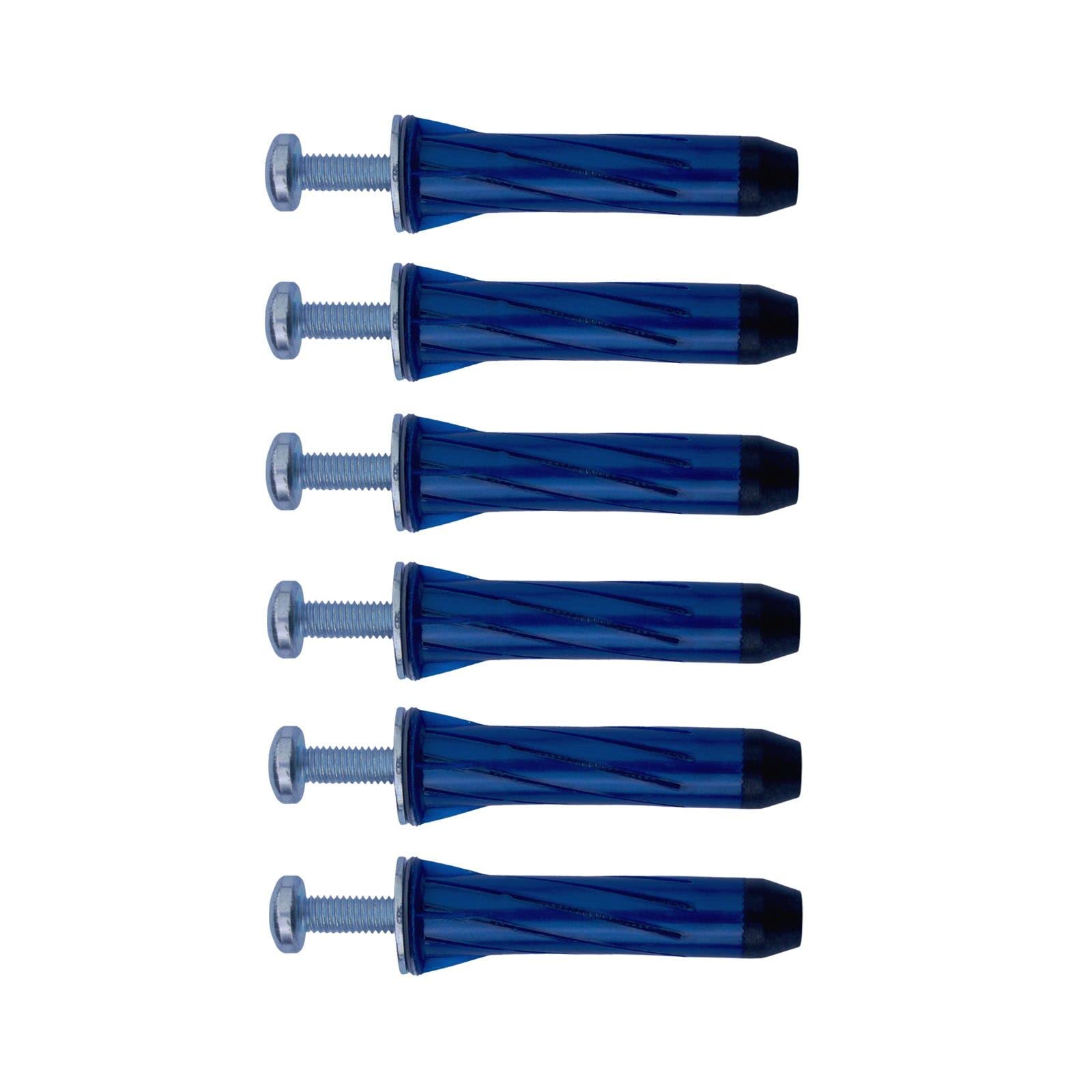 Expandette plasterboard Stud Wall fixings 6 Pack - 40kgs Load