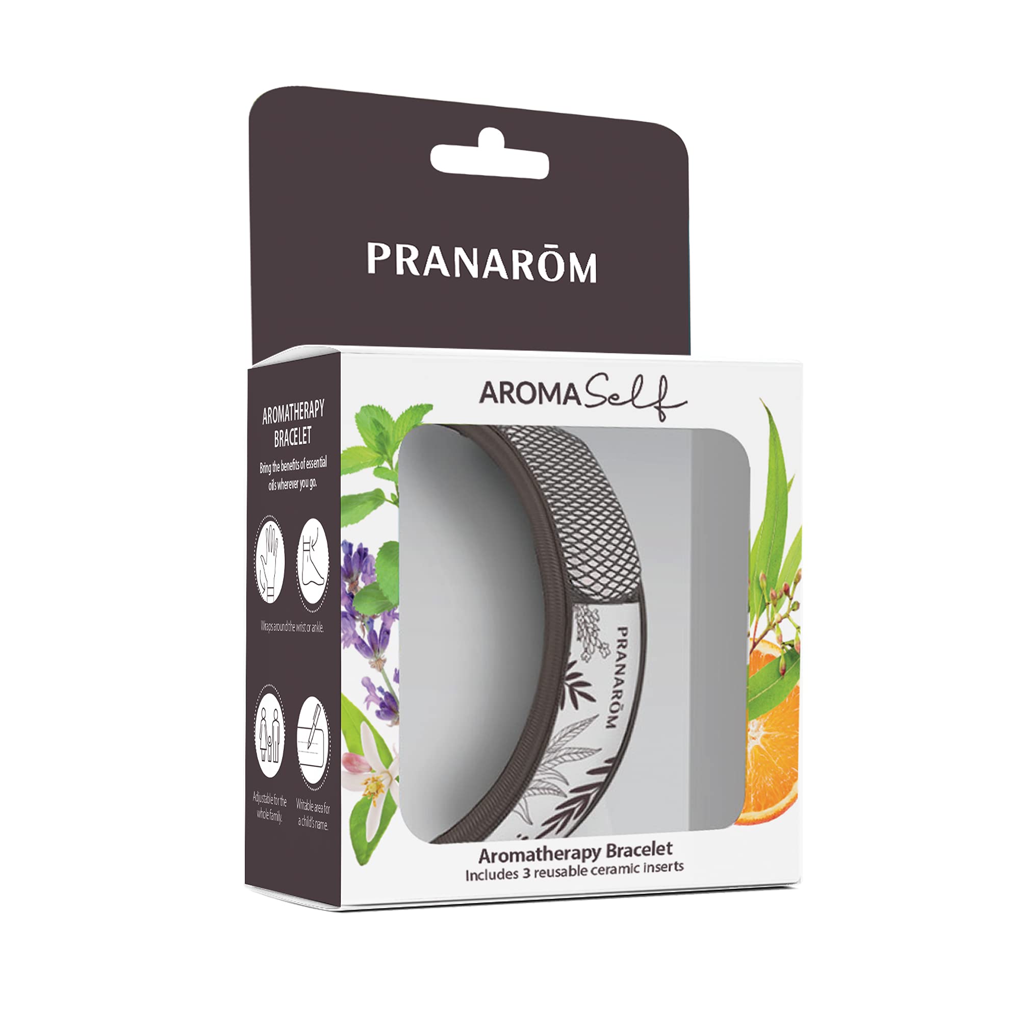 PranaromAromatherapy Bracelet - Essential Oil Aromatherapy Bracelet for Simple & Easy Aromatherapy On-The-Go with Adjustable Design