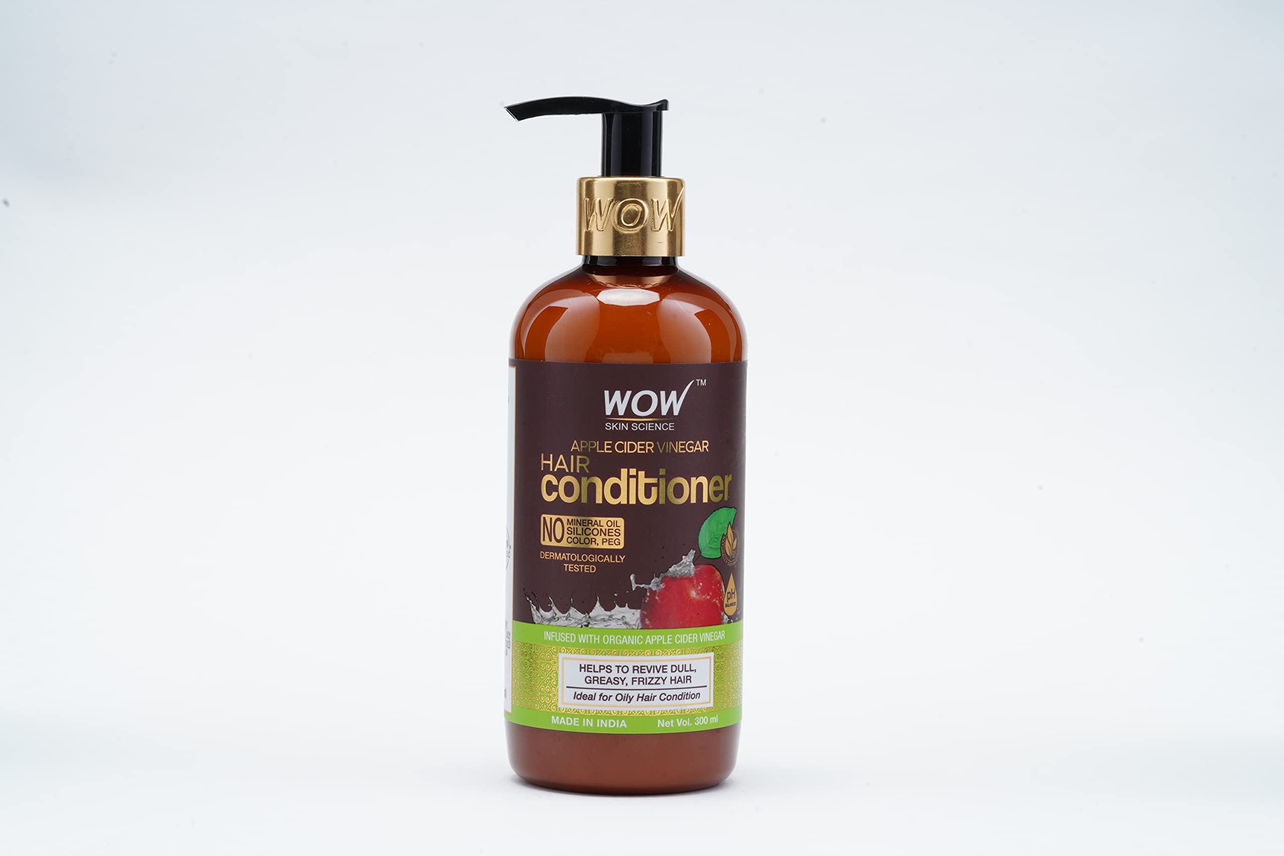 WOW Skin ScienceApple Cider Vinegar Hair Conditioner for Dull & Frizzy Hair - 300ml