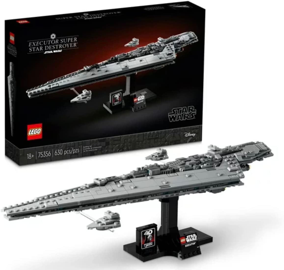 LEGOStar Wars Executor Super Star Destroyer 75356, 15 x 10 x 3