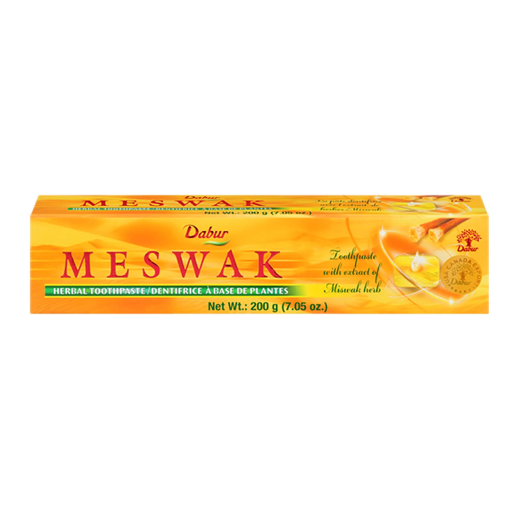 DaburMeswak Toothpaste - Fluoride Free Toothpaste, Natural Toothpaste for Oral & Gum Health, Toothpaste for Dental Care. Natural Toothpaste with Miswak Essence, Daily for Oral Care (Pack of 3)