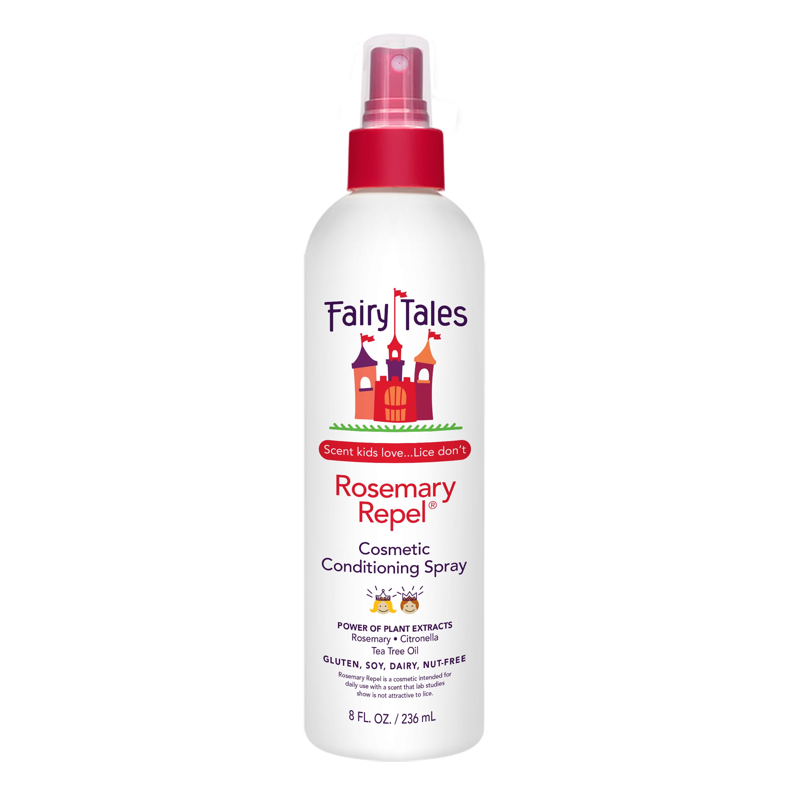 Fairy Tales Rosemary Repel Daily Kids Conditioning Spray – Kids Like the Smell, Lice Do Not, 8 fl oz. (Pack of 1)