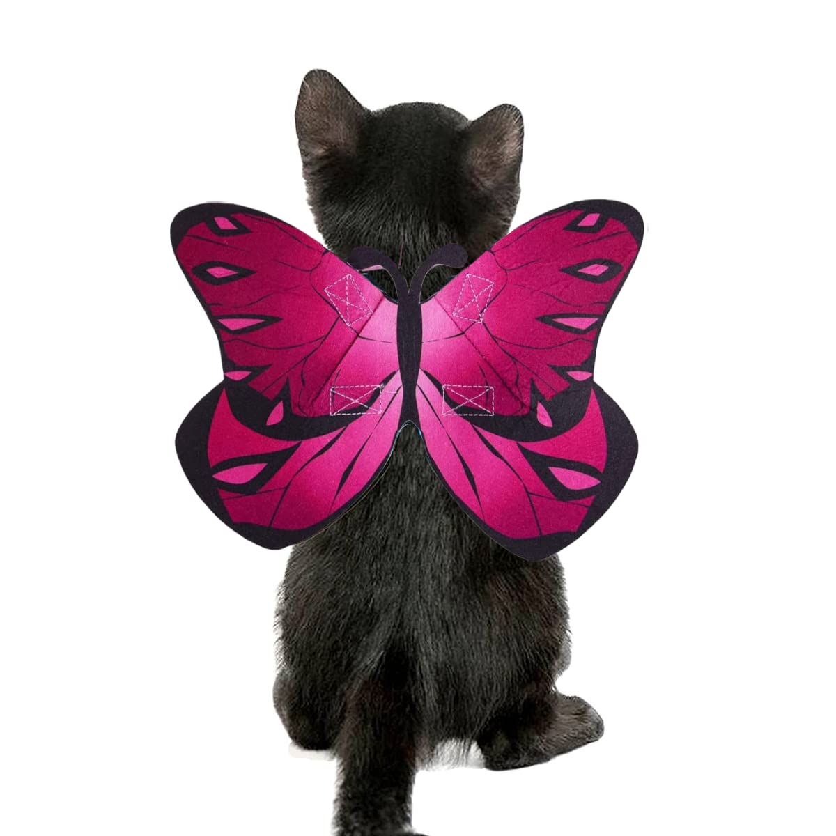 Cat Dog Butterfly Costume Wings for Halloween Party Decoration, Halloween Dog Cat Costume, Puppy Cat Dress Up Accessories