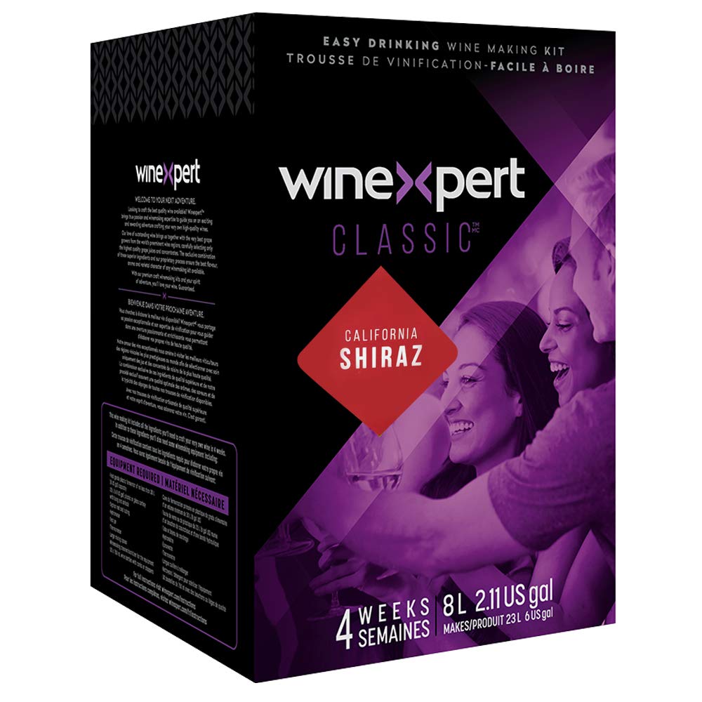 Classic California Shiraz Wine Ingredient Kit