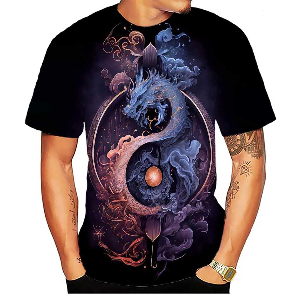 DUODUOMens Graphic Tees-Novelty Graphic T Shirts with Cool Designs