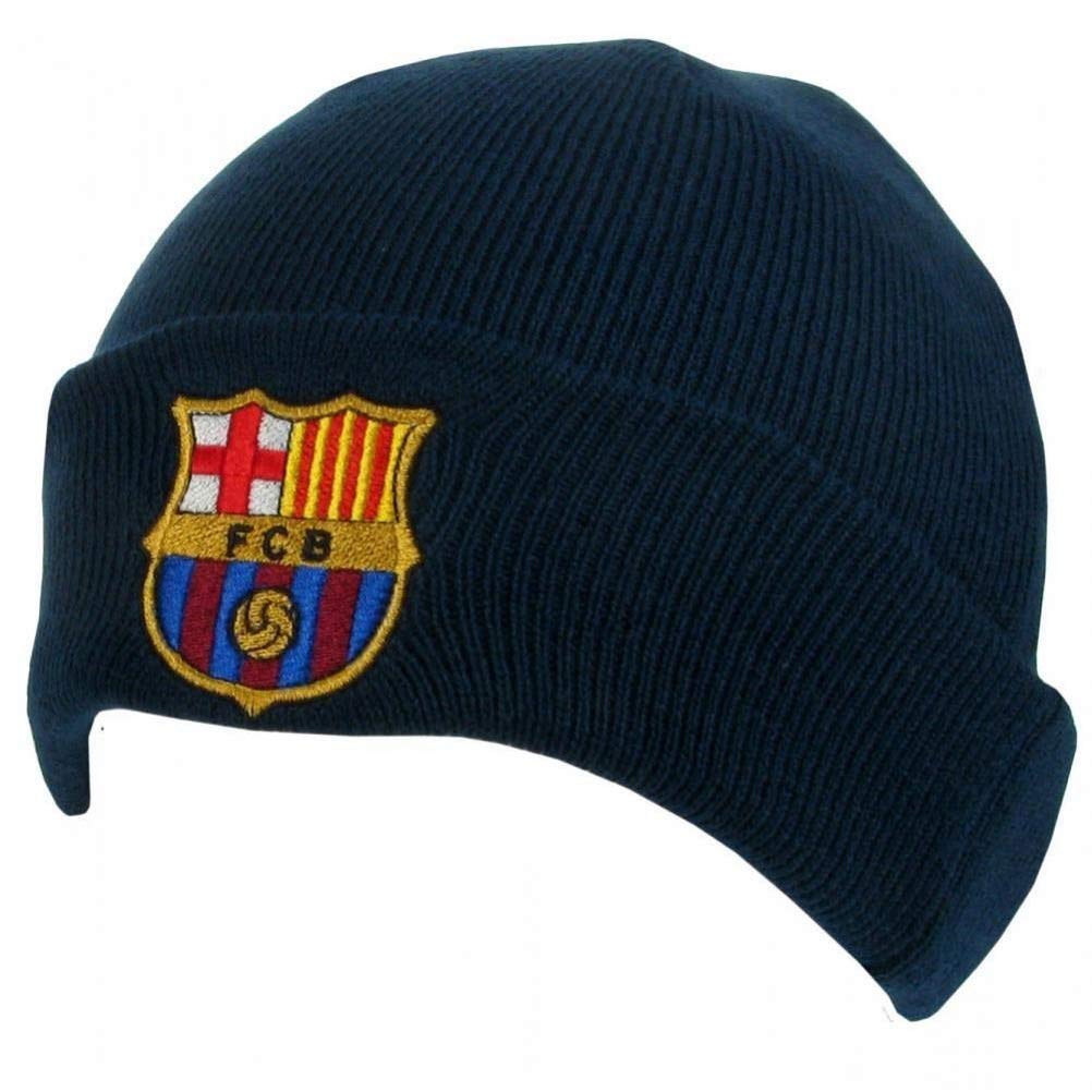 BarcelonaUnisex Cuff Cuff Knitted Hat - Navy