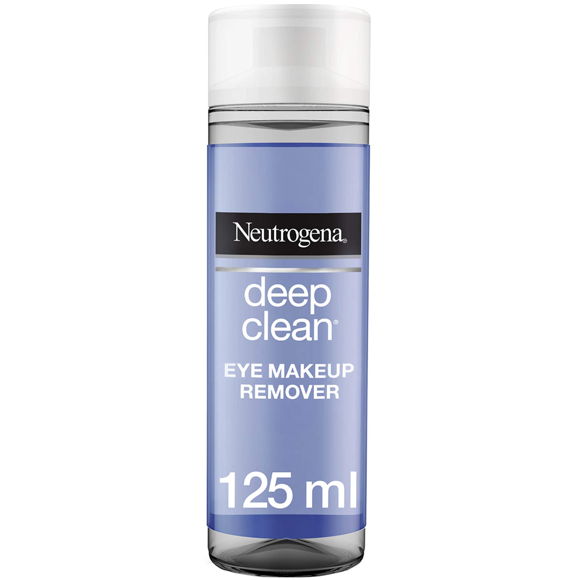 Neutrogena Deep Clean Eye Makeup Remover, 125ml, Dermatologist Tested Neutrogena Makeup Remover, Suitable for Sensitive Eye Area for Extra Skin Care, Removes Even Waterproof Mascara