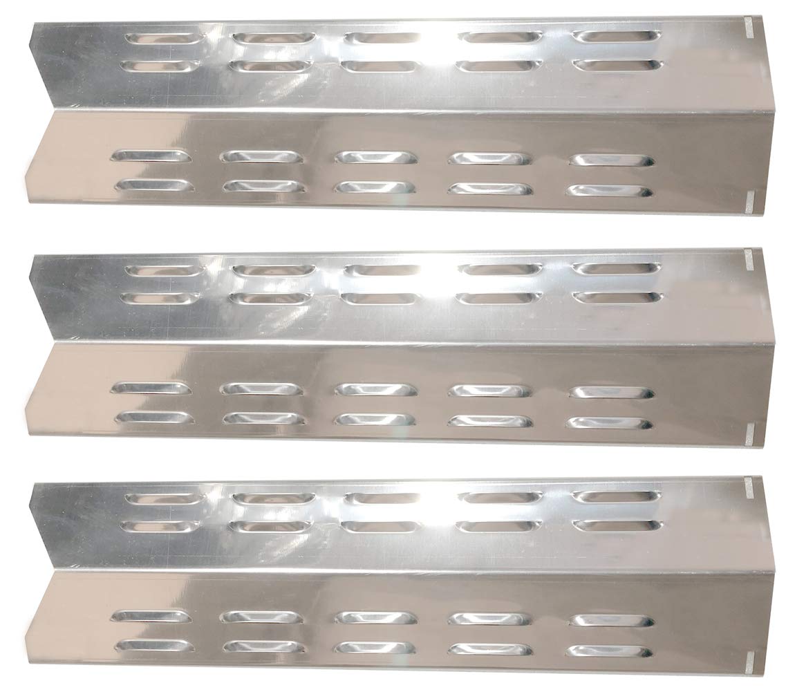 Htanch SN6131(3-Pack) 16 7/8" Stainless Steel Heat Plate Replacement for Outdoor Gourmet FSODBG1200, FSODBG1202, FSODBG1204, FSODBG1205, FSODGB3003, FSOGBG1203, FSOGBG3002