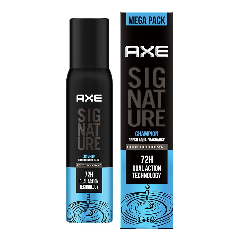 AXE Signature Champion Long Lasting No Gas Body Deodorant Spray For Men 200 Ml