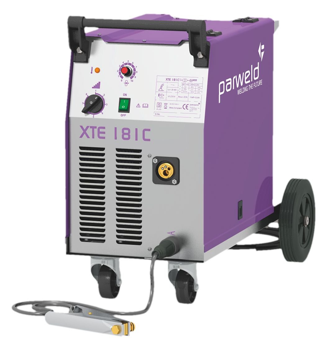 Arc-Rite Parweld XTE 181 185 Amp MIG Welder with Torch & Reg