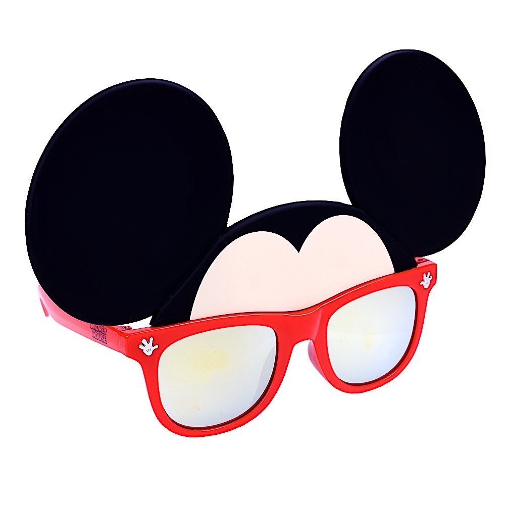 Sun-StachesUnisex Child Sun-staches Costume Sunglasses Disney Minnie Mouse Character Sunglasses, Instant Costume, Party Favors, UV400 (pack of 1)