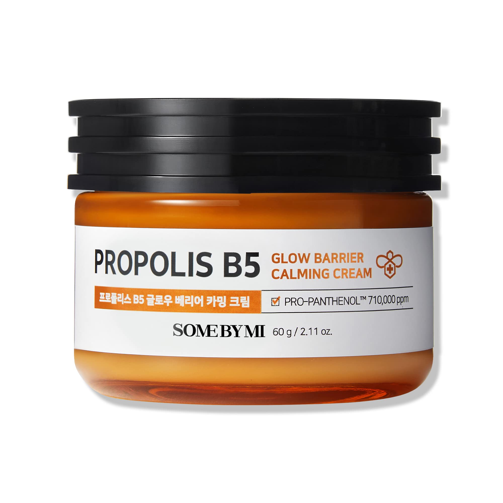 SOME BY MIPropolis B5 Glow Barrier Calming Cream - 2.02Oz, 60ml - Made from Propolis and Panthenol for Glass Skin - Strengthen Skin Barrier with Daily Skin Brightening Moisturizer - Korean Skin Care