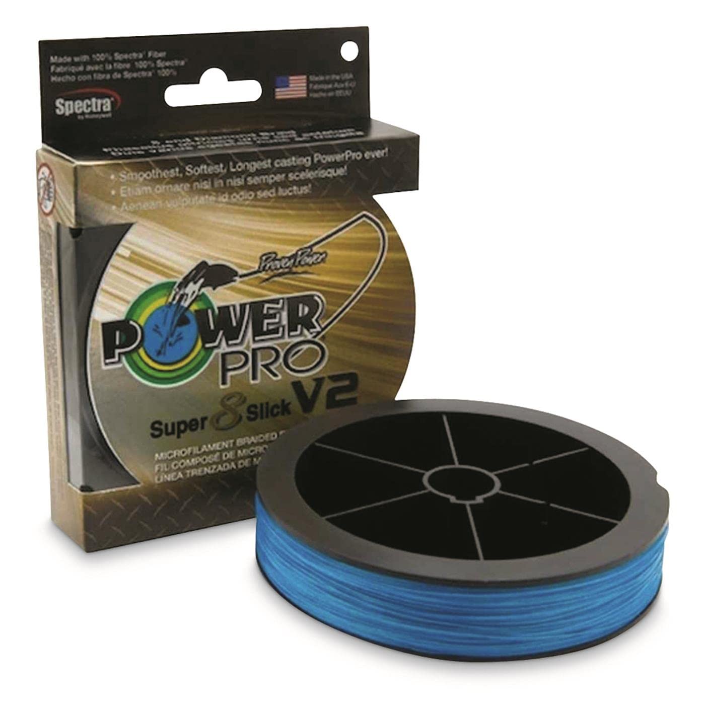 POWER PRO Super8Slick V2 Blue Braided Line