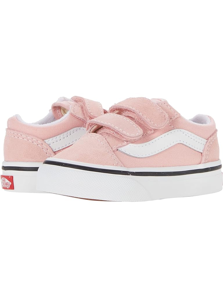 Pink Vans Kids Old Skool V (Infant/Toddler)