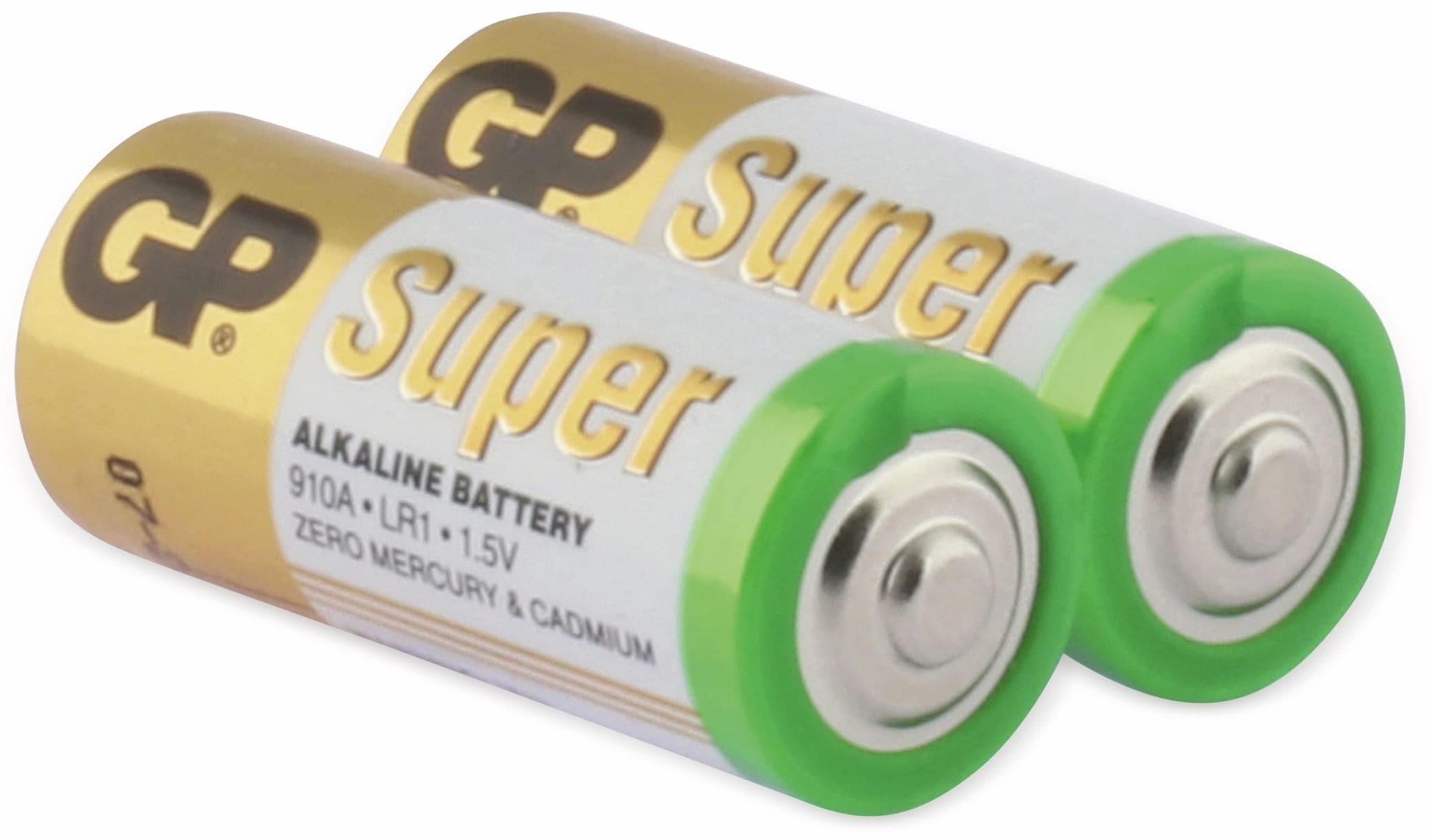 GP LR1 Alkaline Battery, N size, 1.5V (2 Pieces)