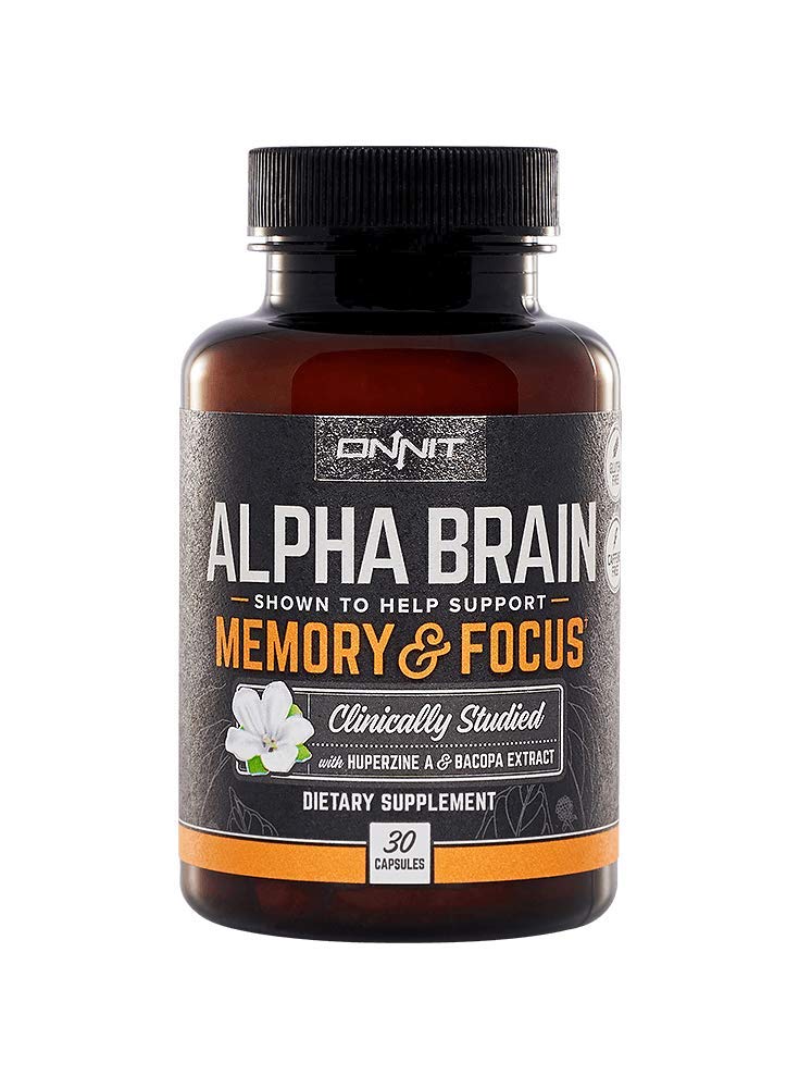 Onnit Alpha Brain (30Ct) Shown To Help Support Memory And Focus - Capsule, 30 Count