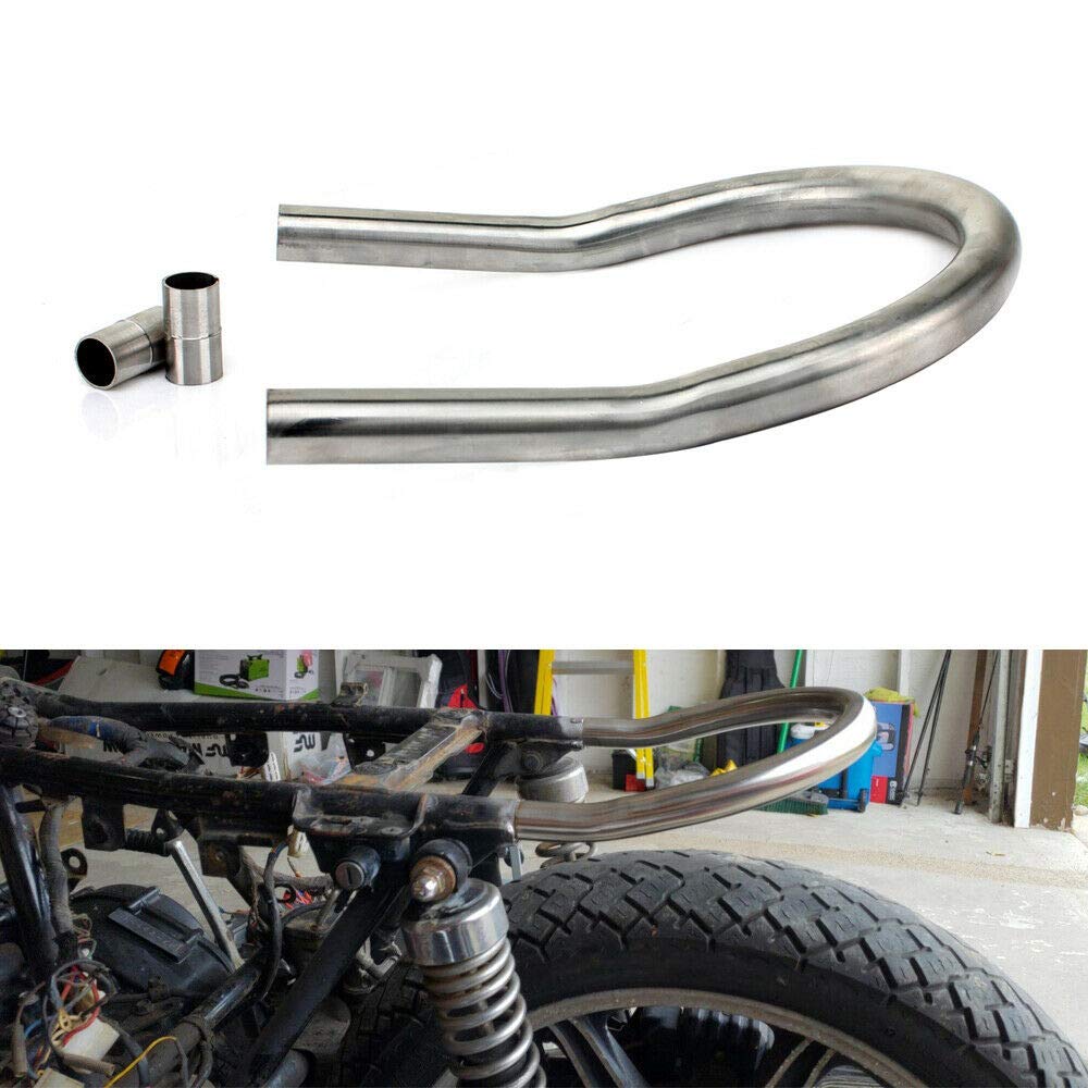 Tarazon Universal Cafe Racer Vintage Rear Seat Frame Hoop Brat Style Fit for Yamaha XS 750 850 1100, for Honda CB 500 550 650 750, for Suzuki GS 550 650 750 850 1100 and Other Motorbikes with Subframe