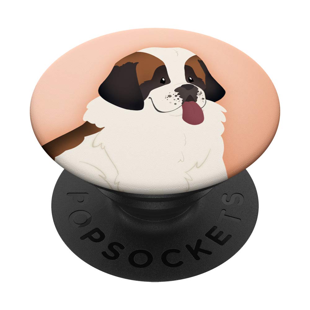 Cute Saint Bernard Dog Popsocket Grip