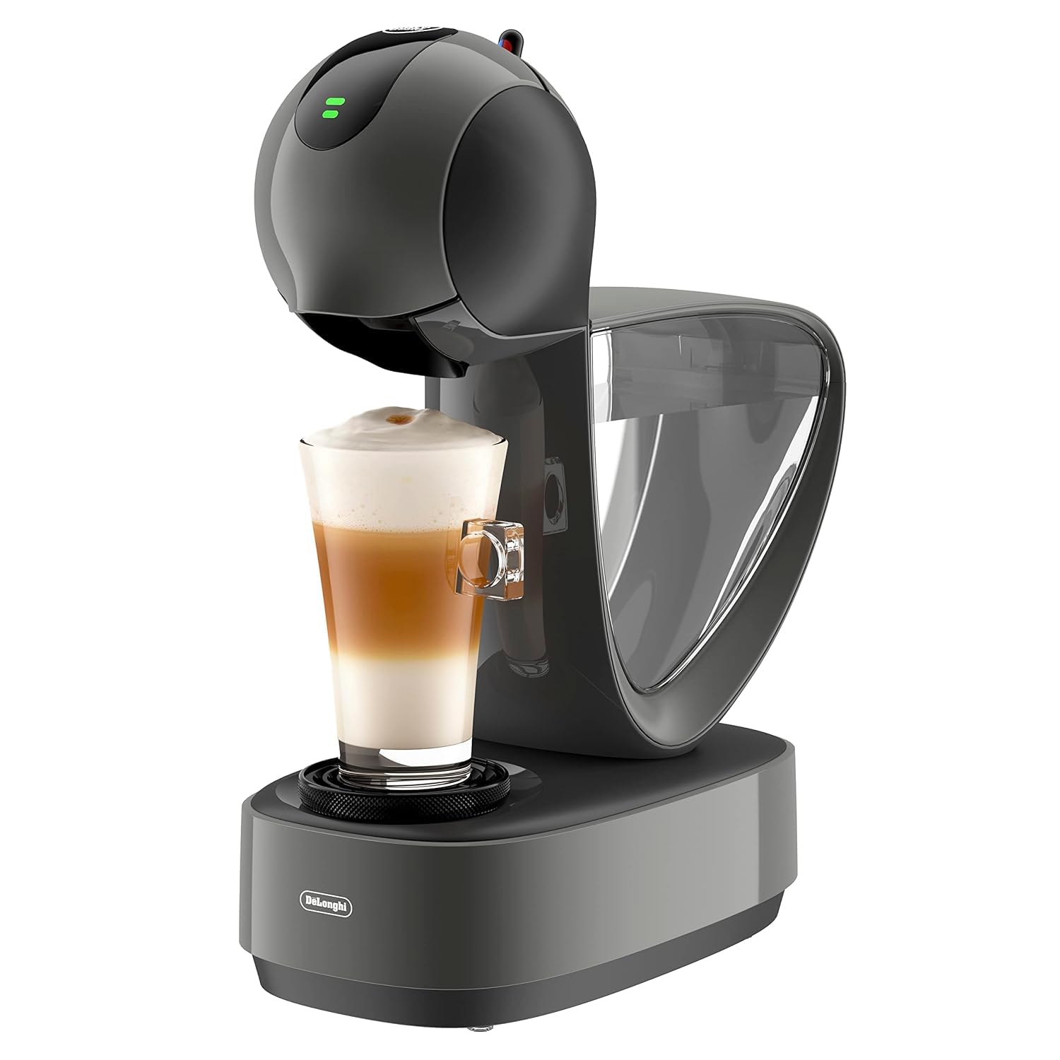 Nescafe Dolce Gusto by De'Longhi INFINISSIMA Touch Automatic Capsule Coffee Machine with Compact & Powerful up to 15 Bar Pressure, Cappuccino, Tea, Hot Chocolate & Espresso Coffee Maker EDG268.GY Grey