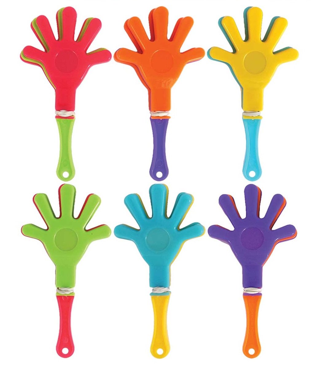 12 x Mini Hand Clapper Toy