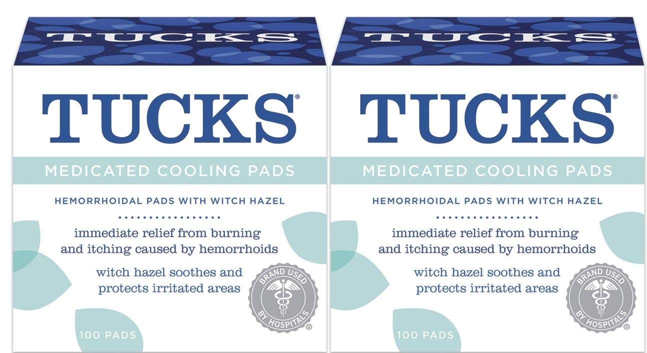 Sky Stone Tucks Md Cool Hemorrhoid Pad, 100 count (Pack of 2)