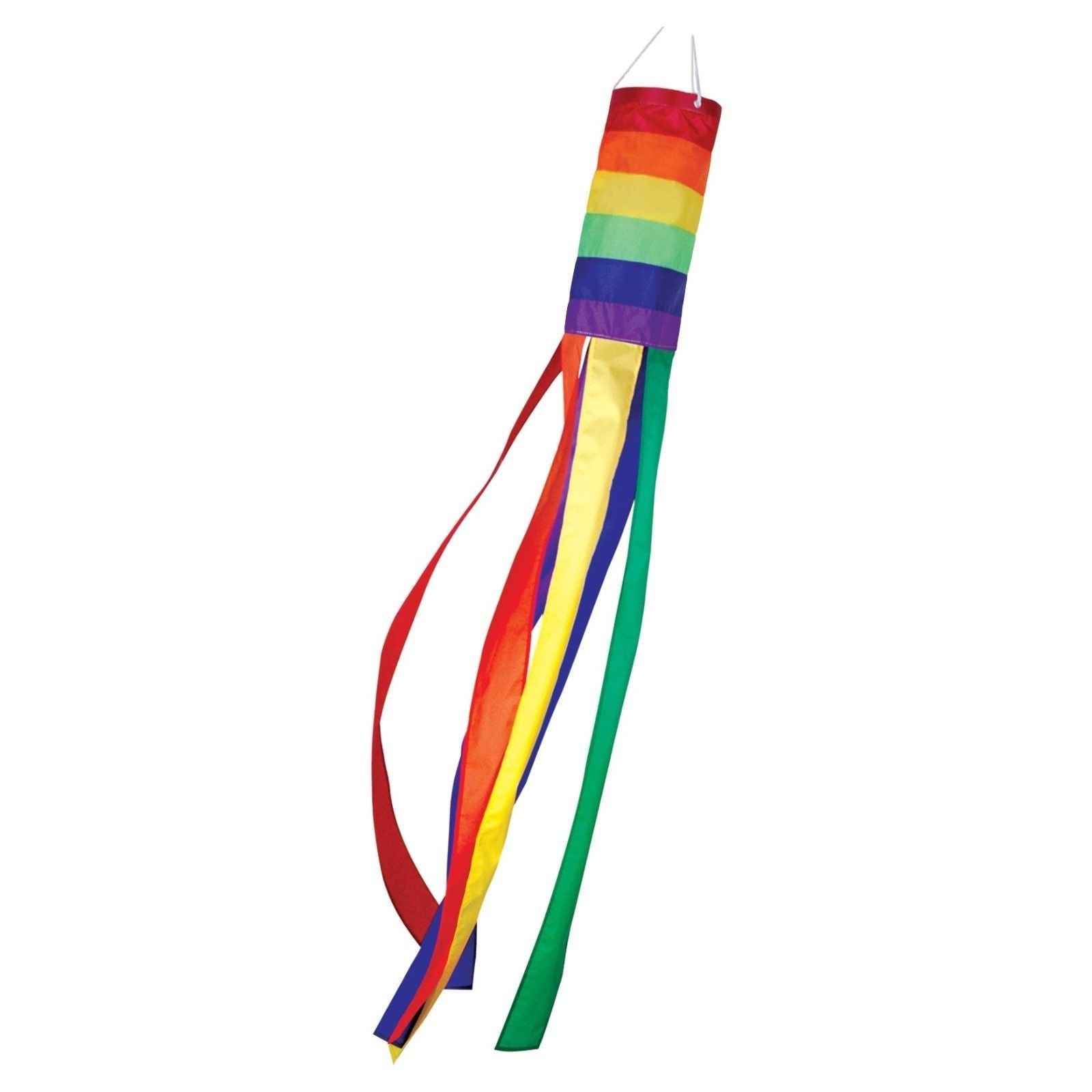 60 inch Rainbow Super Shiny Polyester Windsock