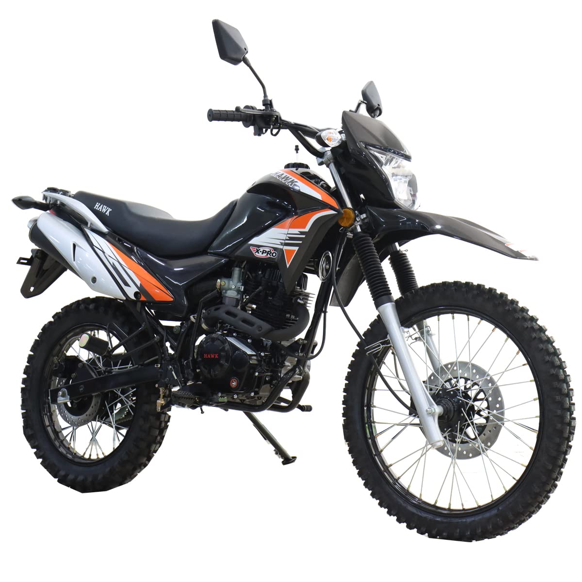 X-PRO Hawk 250 Dirt Bike Motorcycle Bike Dirt Bike Enduro Bike Motorcycle Bike(Black)