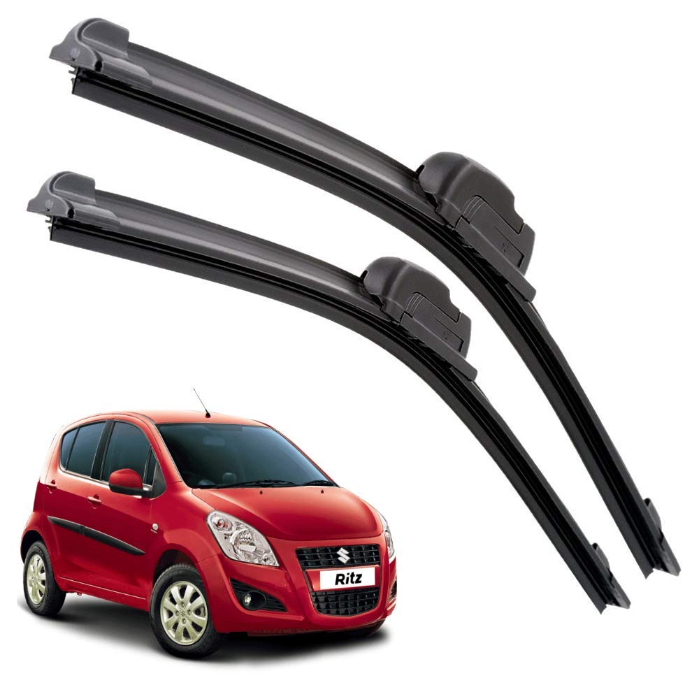 Euro Care Windshield Car Wiper Blades Compatibility for Maruti Suzuki Ritz (Model : 2011-2017) - Set of 2Pc (D-22,P-16)