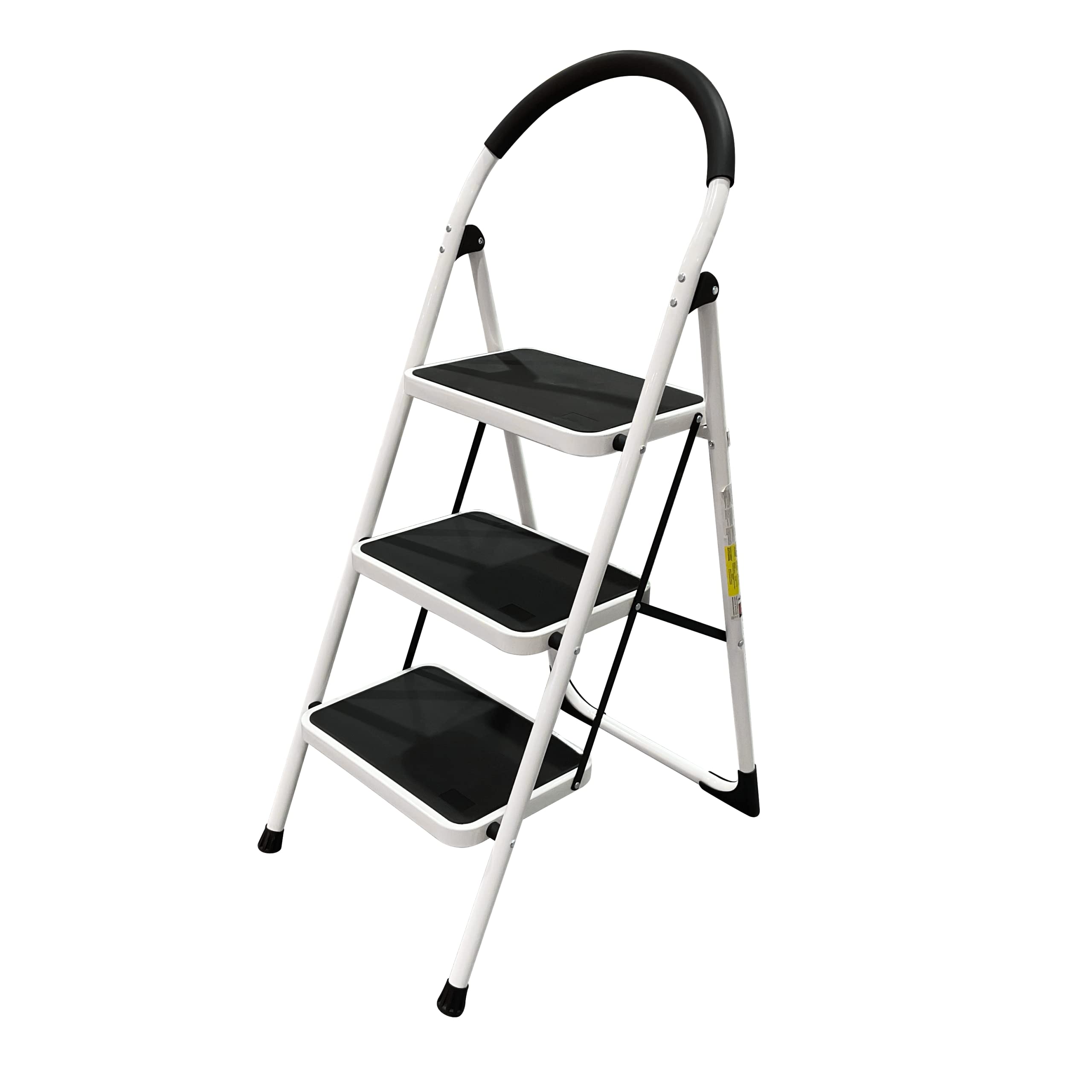 Power Industrial Home Ladder Folding Domestic Stepladder Safety Multi-function Household Steps (3 Steps)