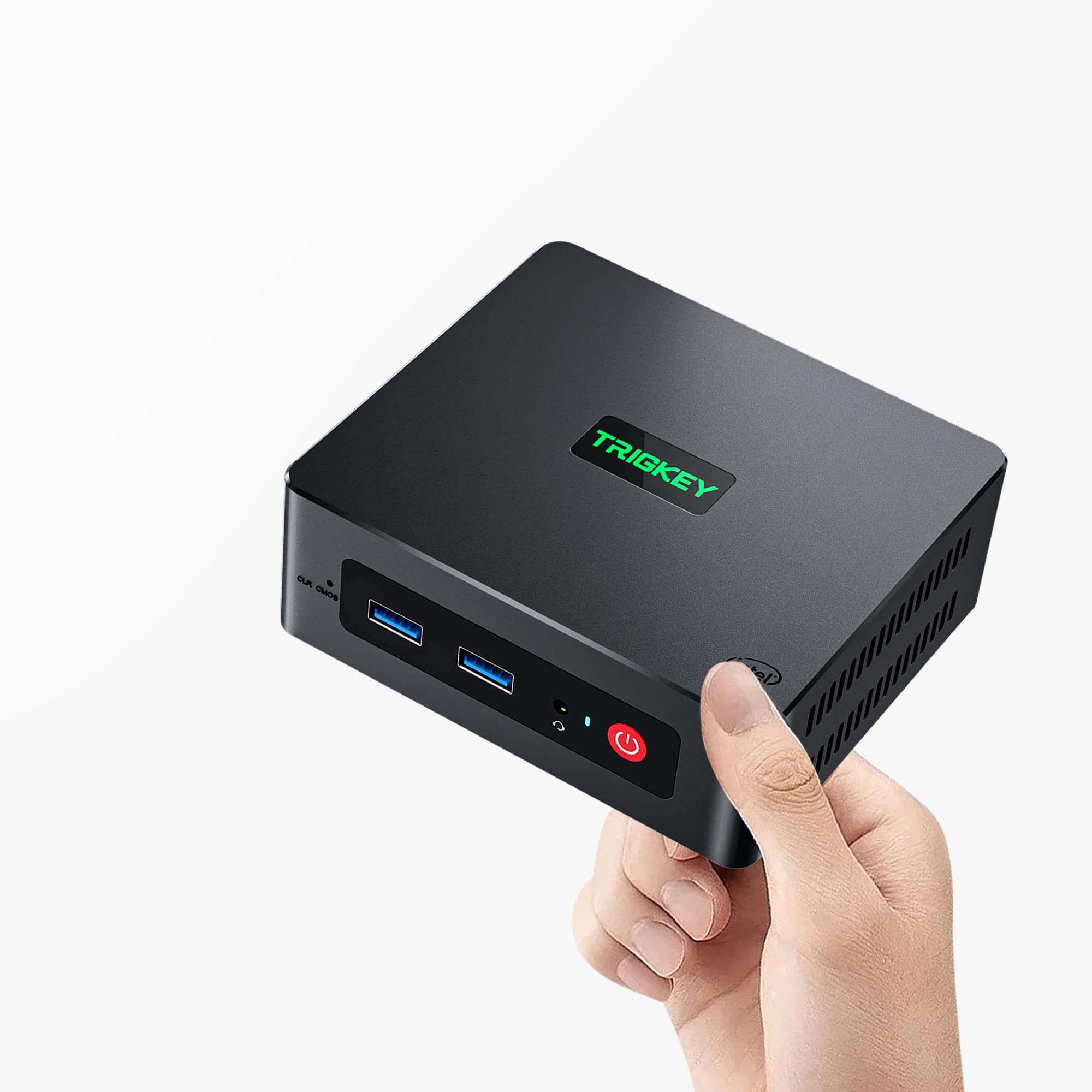 TRIGKEY G4 Mini PC 12th Intel N100 Processor, up to 3.4GHz(4C/4T) Mini Desktop Computers, Micro PC with 16G DDR4 3200MHz RAM/500GB PCIE 1.X NVME SSD,Supports 4K@60Hz/Dual HDMI/WiFi6/BT5.2/PC Gaming