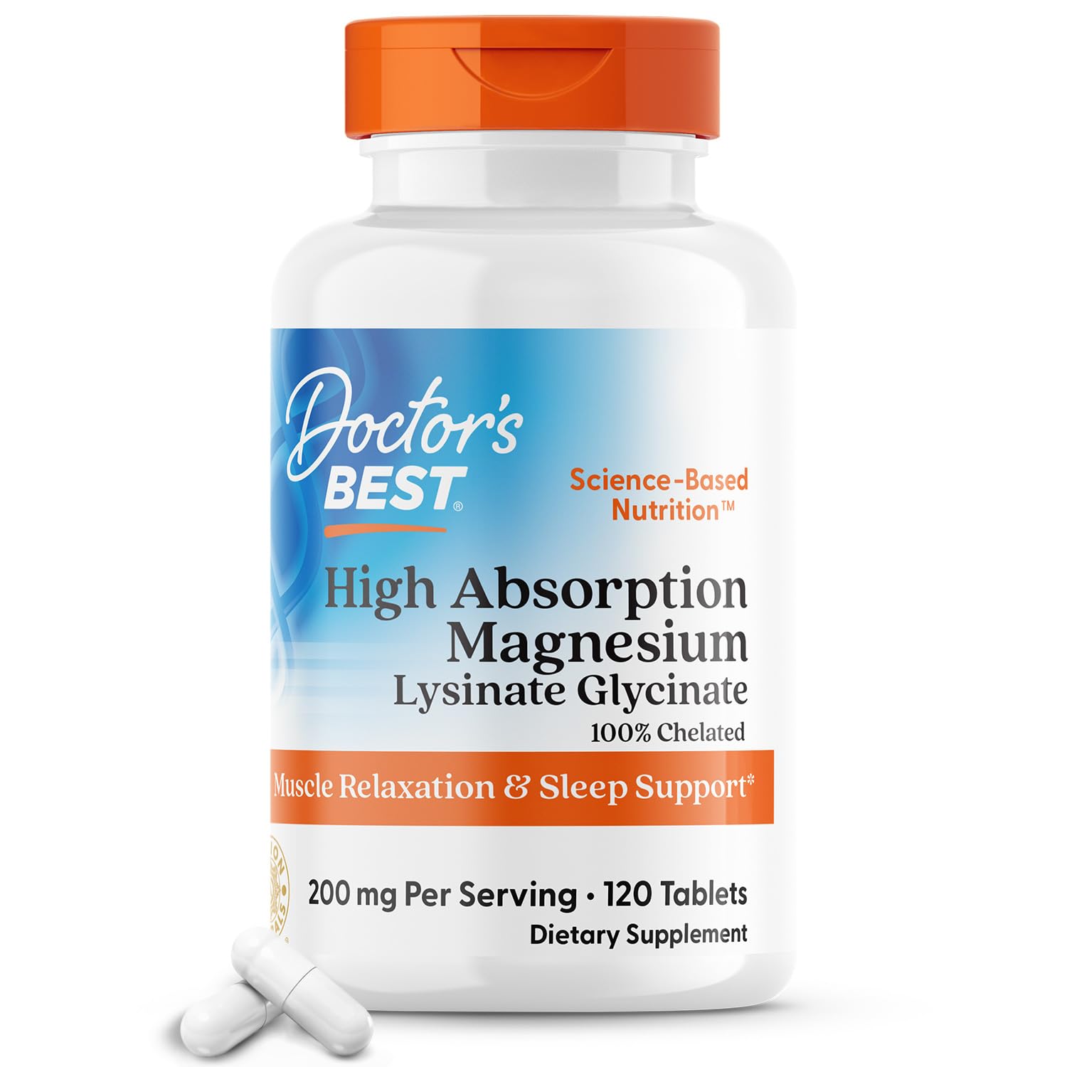 Doctor's Best Doctor's Best, High Absorption Magnesium, 120 Tablets