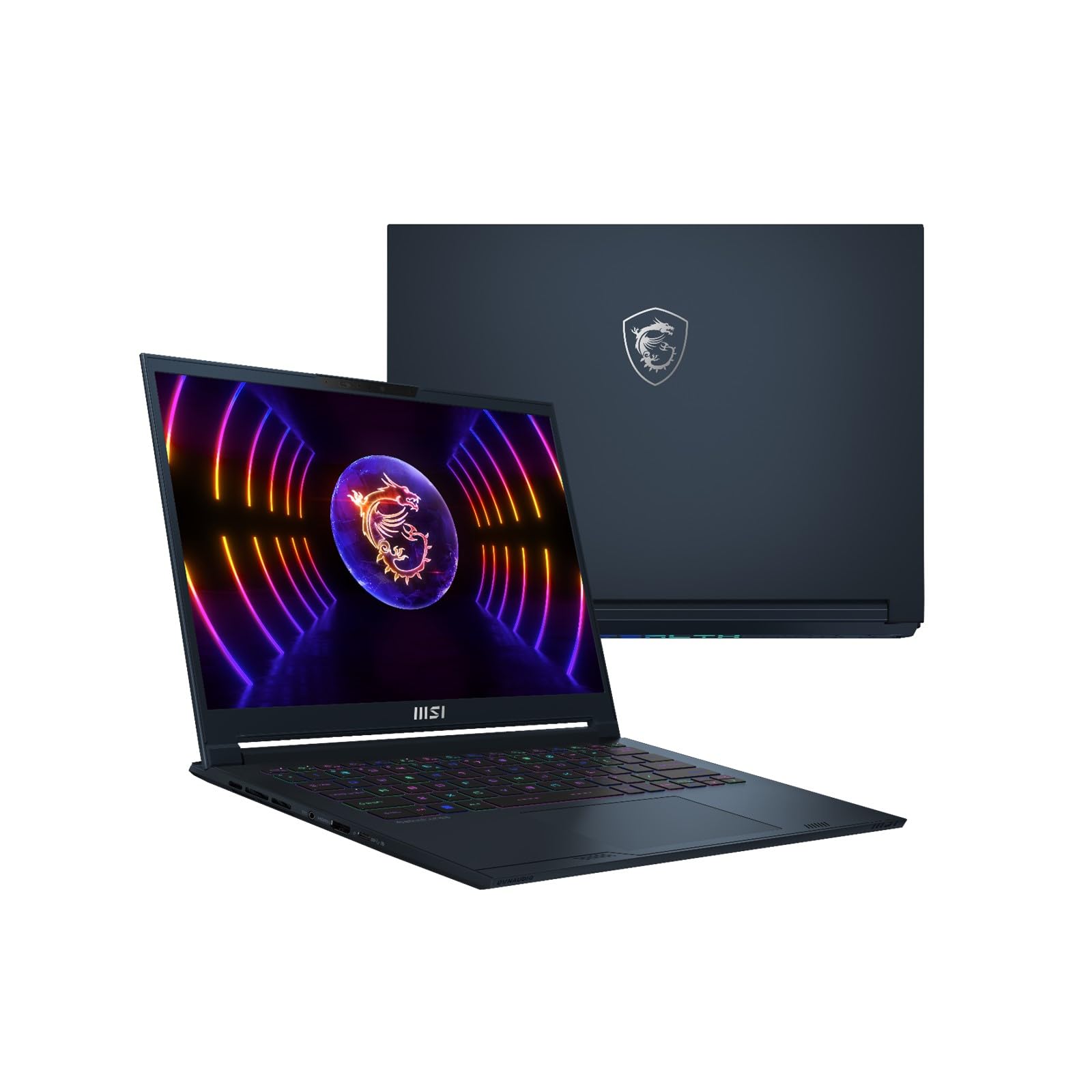 EXCaliberPC 2023 MSI Stealth 14Studio A13VF-041US Pro Extreme (i7-13620H, 32GB RAM, 1TB NVMe SSD, RTX 4060 8GB, 14" 165Hz FHD+, Windows 11) Gaming Laptop - Star Blue