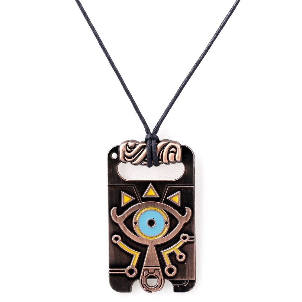 The Legend of Zelda Breath of the Wild Necklace,Big Eyes Logo Pendant Game Choker Vintage Necklace,Cosplay Jewelry for Fans Gift