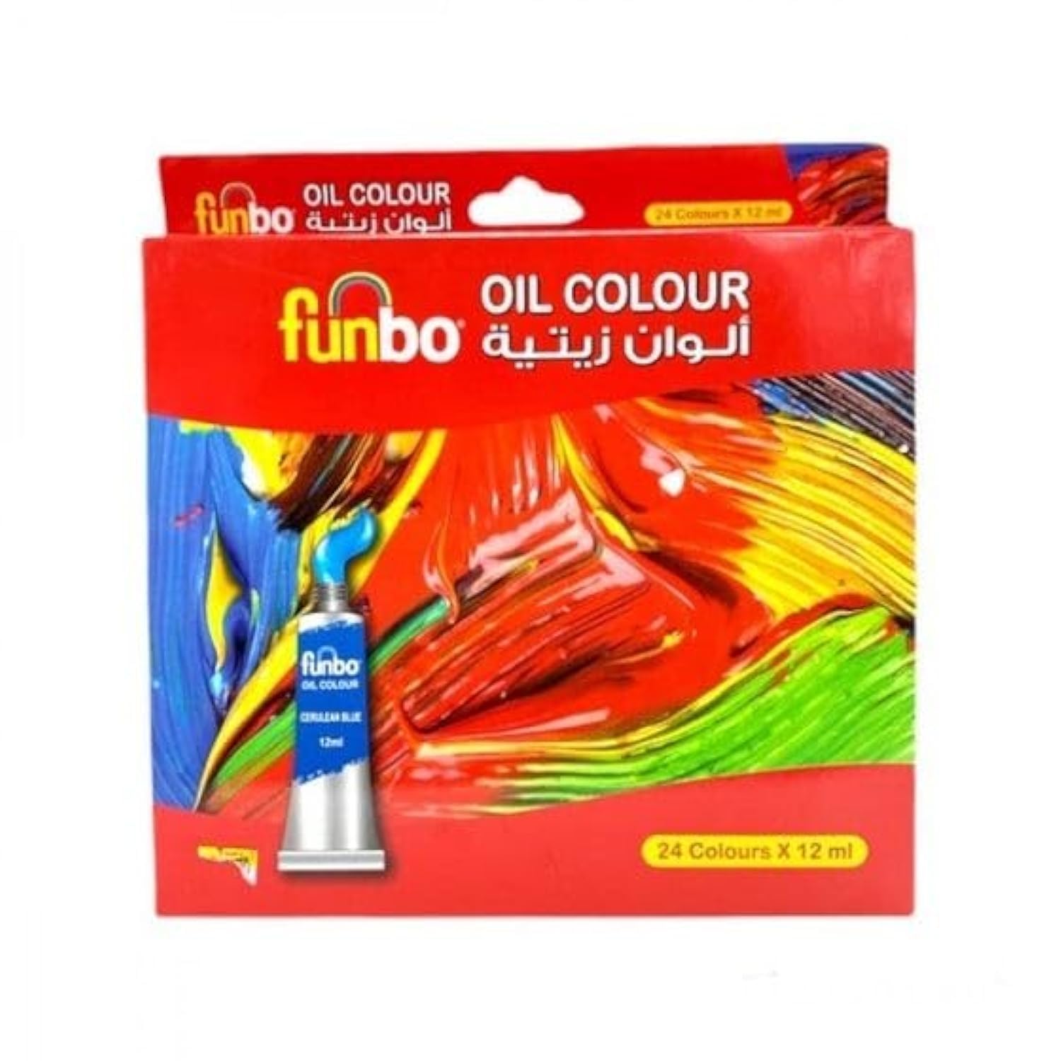 Funbo Oil Paint Tubes 12 ml 24-Pieces Set