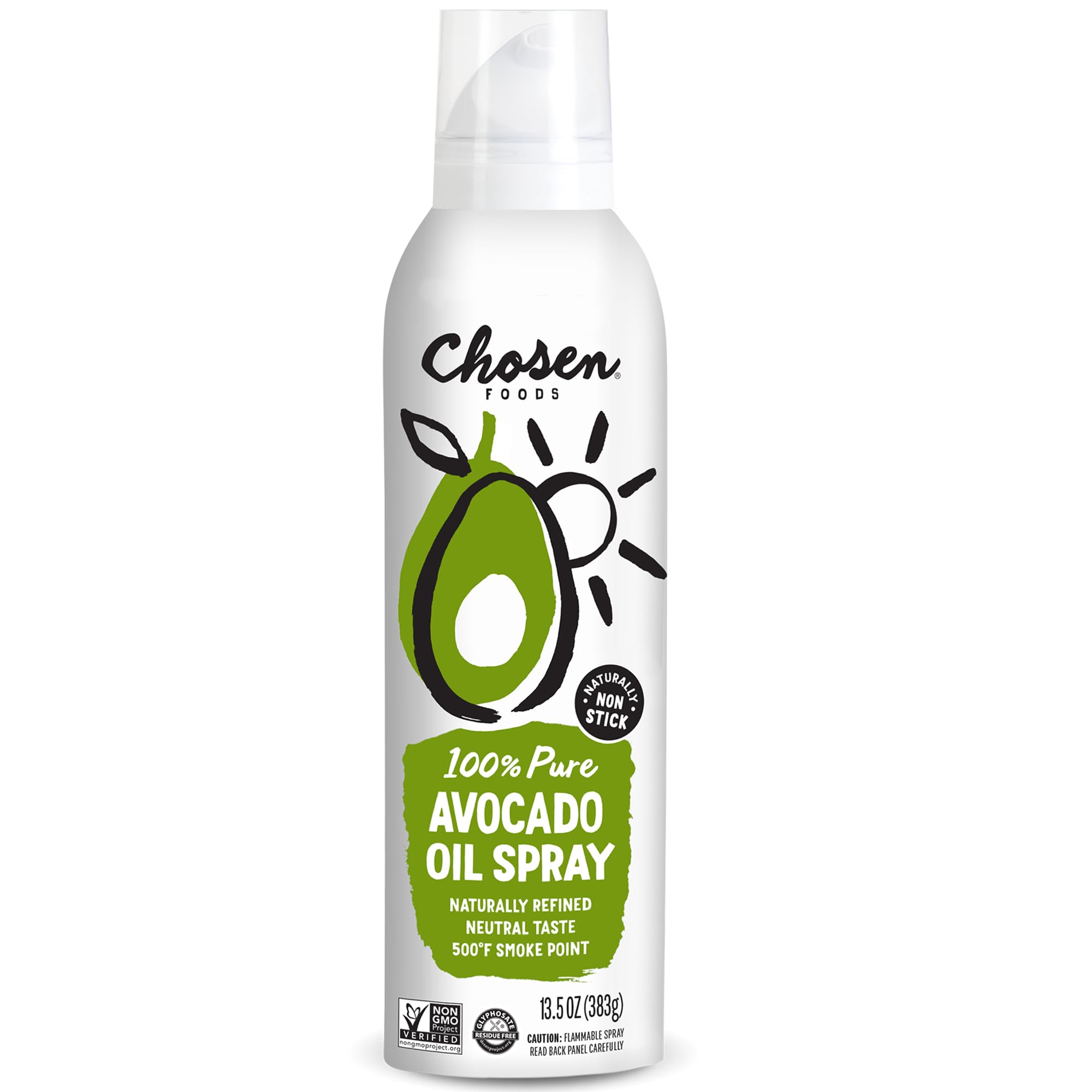 CHOSEN FOODS 100% PURE AVOCADO OIL SPRAY 383G