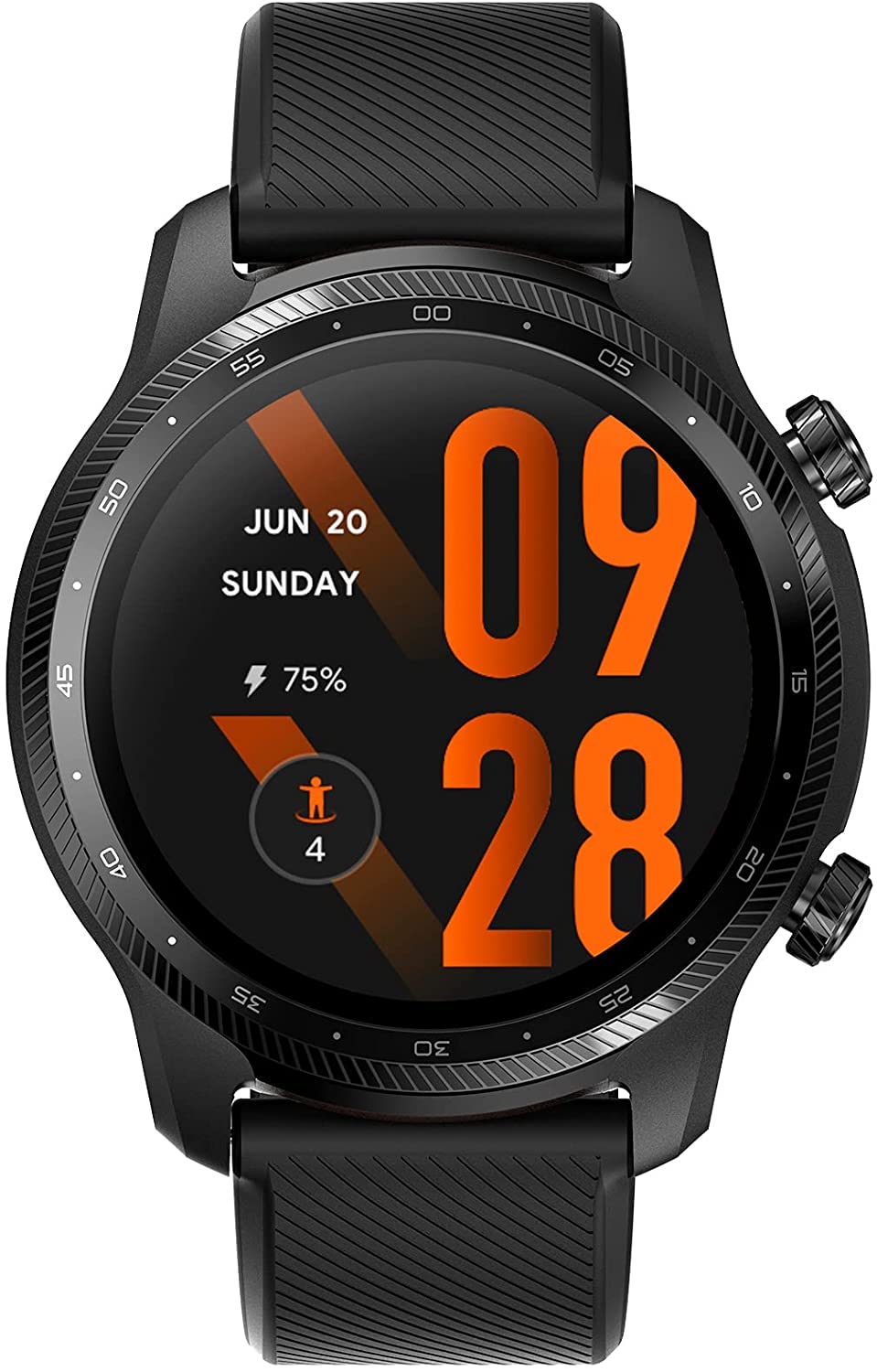 Ticwatch Smartwatch Mobvoi Pro 3 Ultra GPS (Shadow Black)