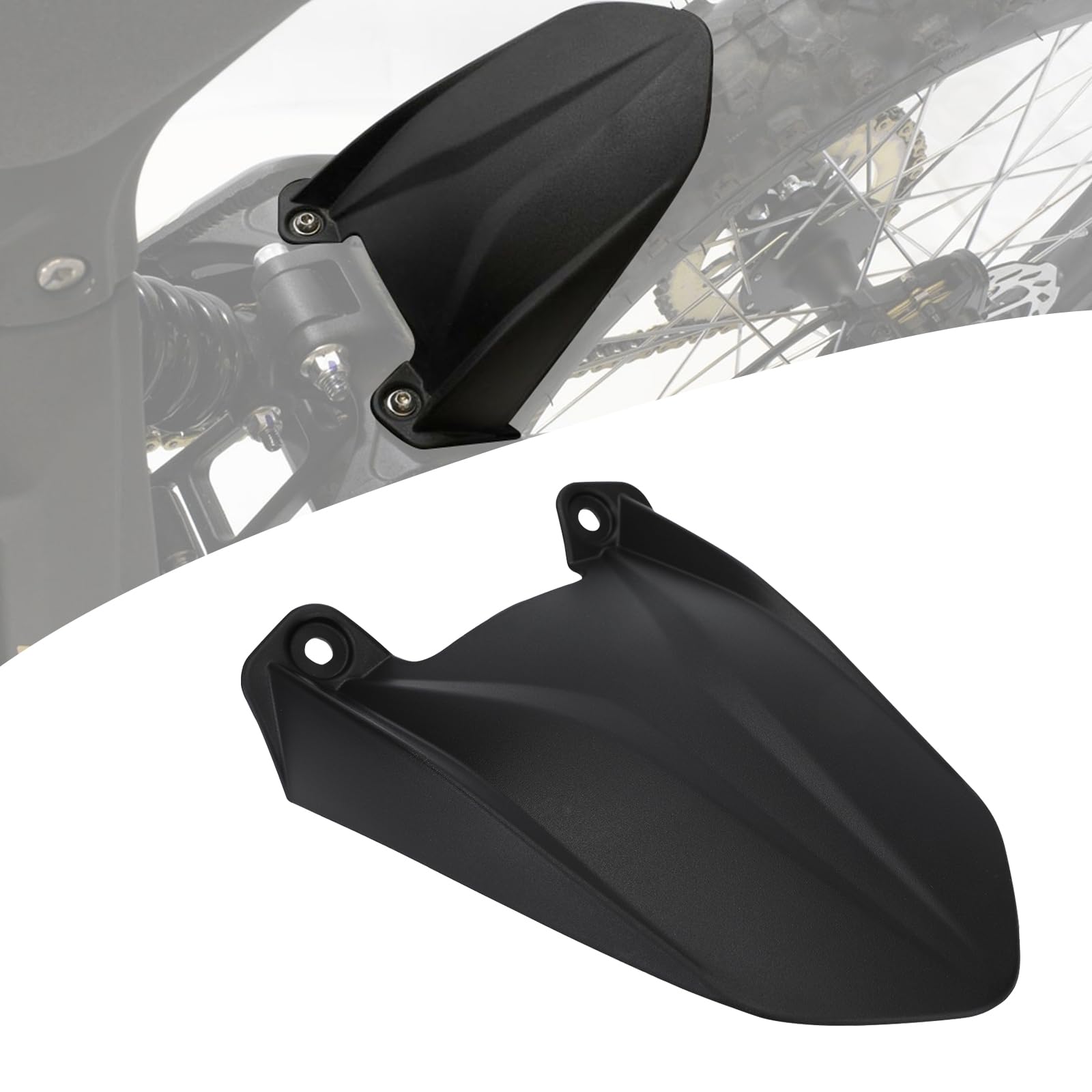 Motorcycle Rear Fender Mudguard Fender Protector for Talaria Sting X3/MX3/MX4 Electric Dirt Bike Black