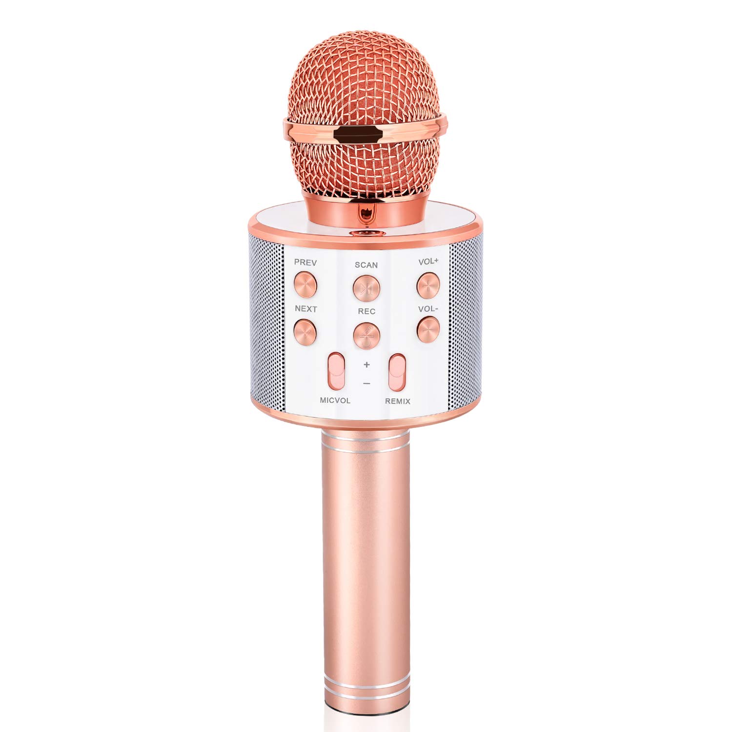 Gifts for 3-15 Year Old Girls, Touber Wireless Karaoke Microphone Bluetooth for Birthday Gifts for 4-12 Year Old Girls Boy.