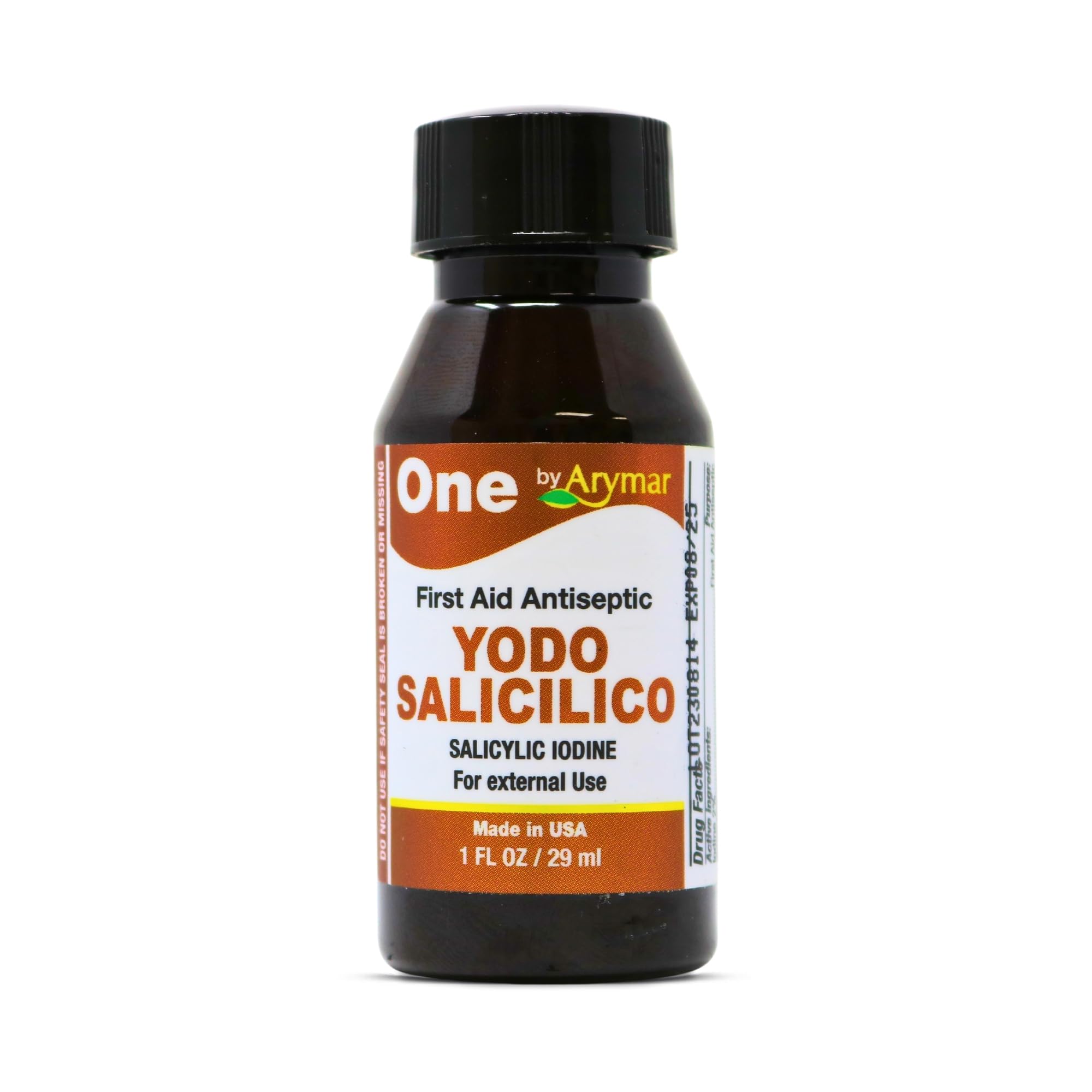 Salicylic Iodine Gentle Antiseptic for Minor Cuts, Scrapes, and Burns 1oz