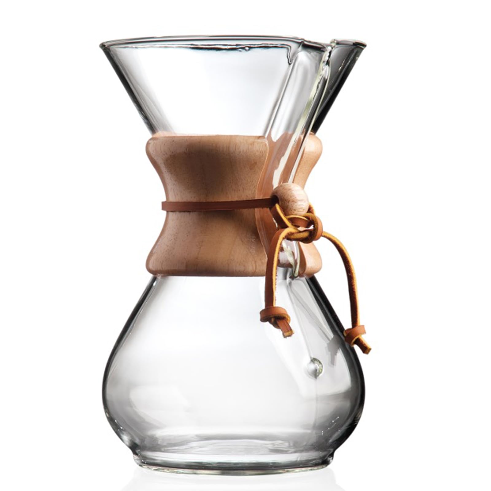 ChemexPour-Over Glass Coffeemaker - Classic Series - 6-Cup - Exclusive Packaging