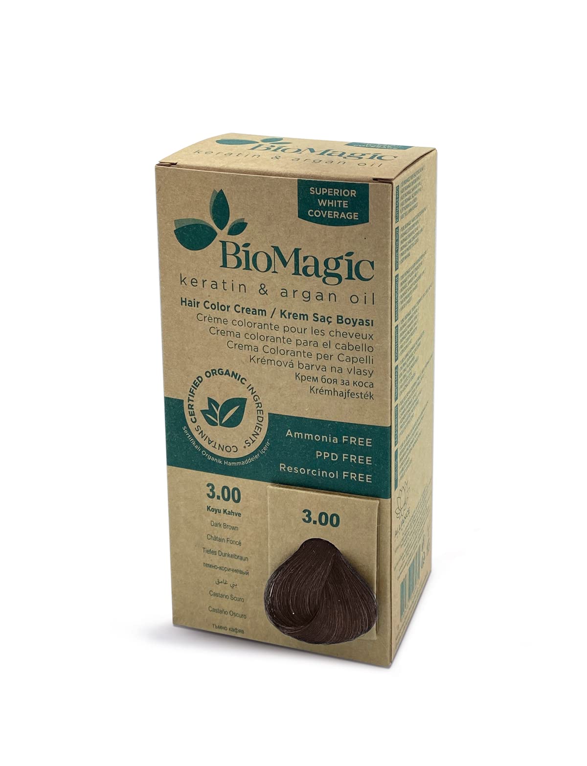 Biomagic Hair Color, 60 ml - 3/00 Dark Brown