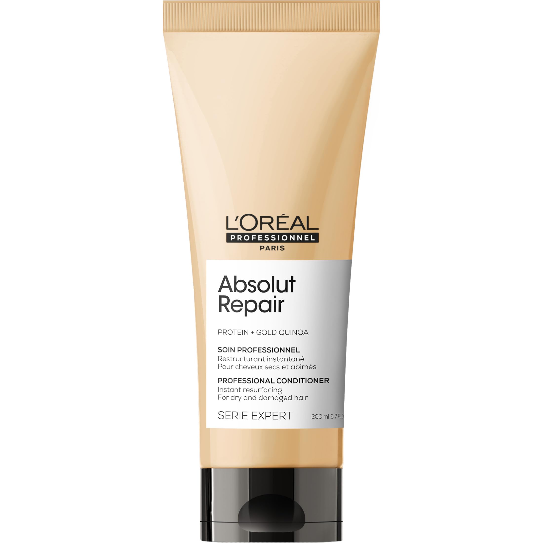 L’Oréal Professionnel | Absolut Repair Conditioner | For dry & damaged hair | Repairs & Hydrates Dry, Damaged Hair |With Gold Quinoa & Protein | SERIE EXPERT | 200 ml