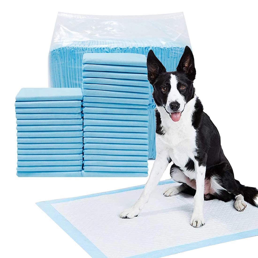 Electomania 100 Pieces Puppy Dog Training Potty Pee Piddle Pads Ultra-Absorbent Pet Pee Pee Pads for Puppy Housebreaking (60 X 45 cm)