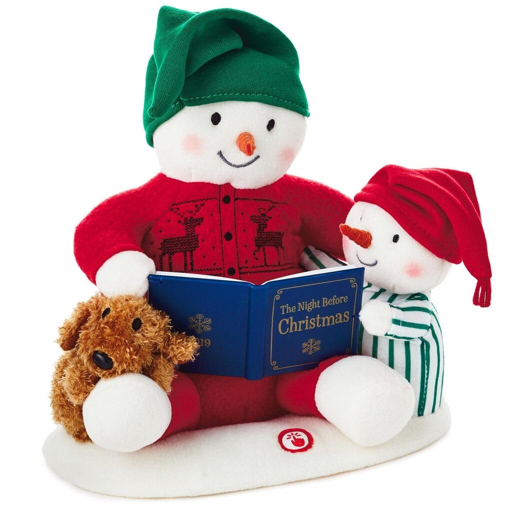 HMKHallmark 2019 Storytime Snowman Interactive Techno Plush Singing Snowmen